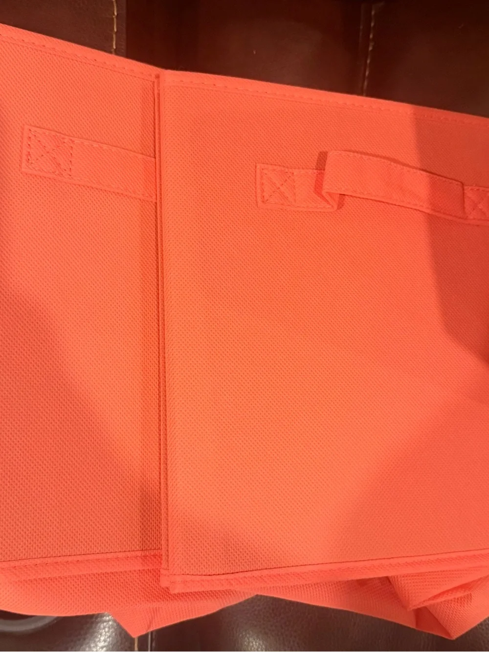 Orange and Coral Storage Bins - Home Accents Set!